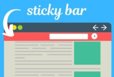 Sticky Ads Bar (top