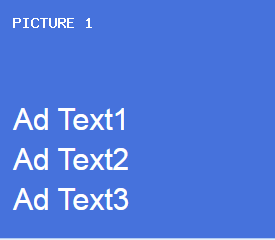 Template for Text Ads. Medium rectangle (with designer). 280x240